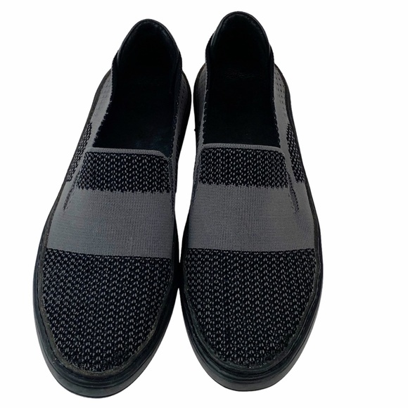 UGG Sammy Slip On Shoe Women’s Size 7.5 Black Grey Knit Upper - Picture 2 of 14